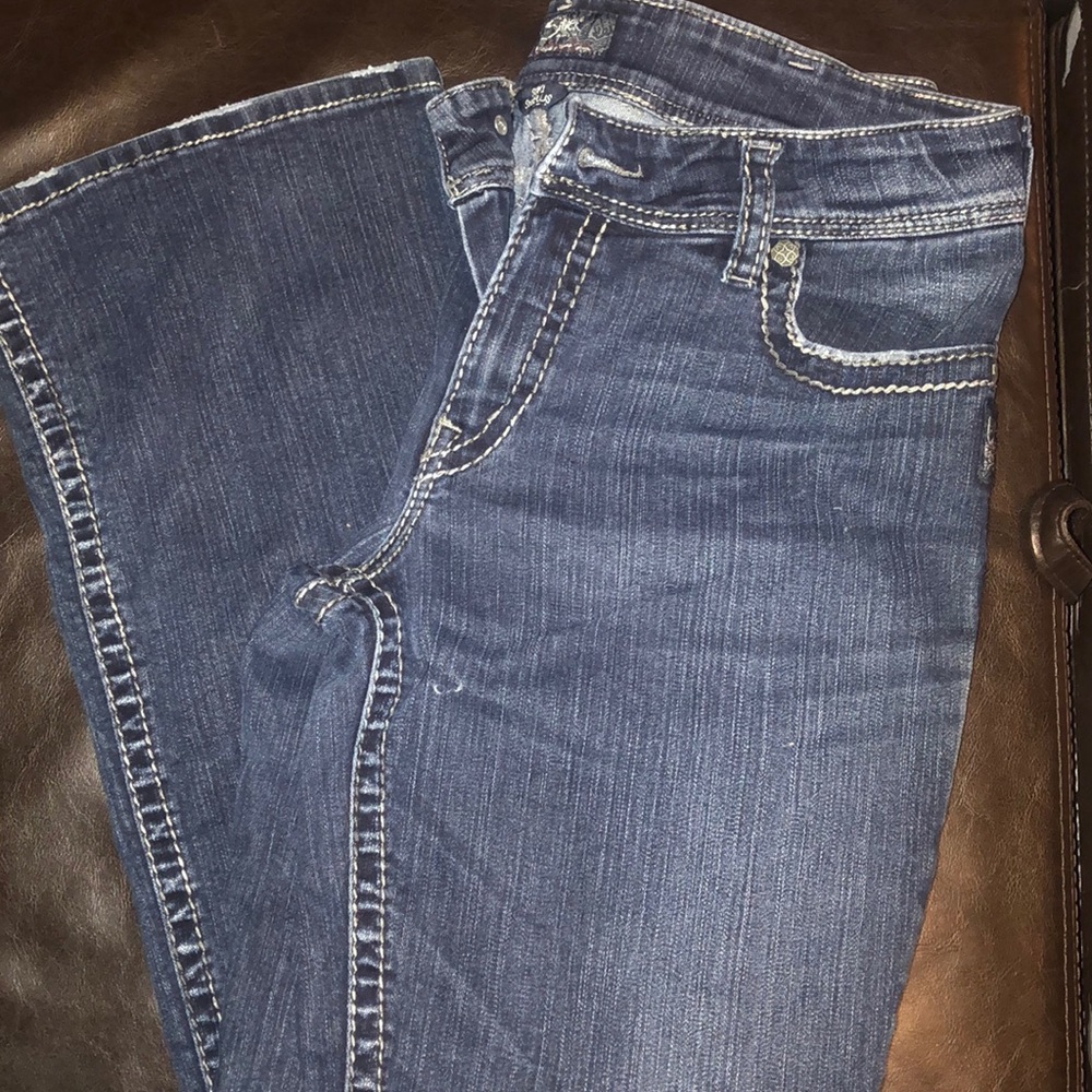 Silver jeans